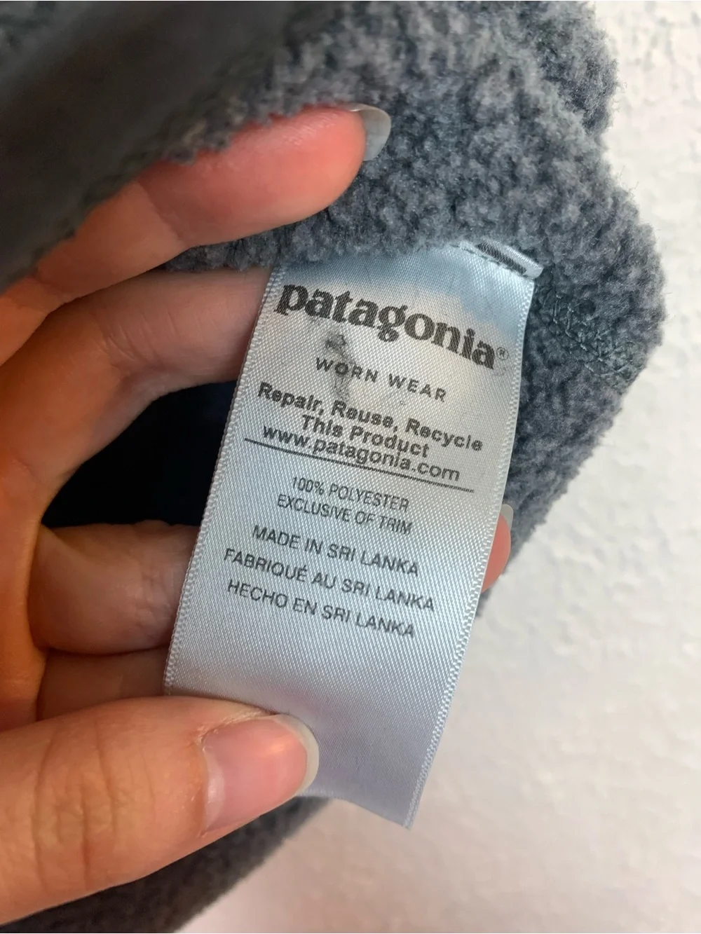 Patagonia gray better sweater vest size small
